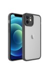 iPhone 11 Uyumlu Kamera Korumalı Transparan Zore Post Kılıf-Siyah iPhone 11 Uyumlu Kamera Korumalı Transparan Zore Post Kılıf-Siyah
