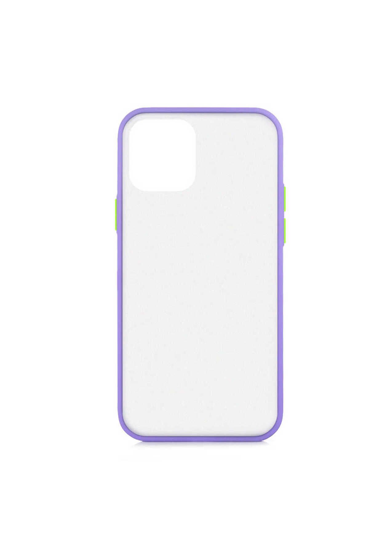 iPhone 12 Mini Uyumlu Zore Fri Silikon-Mor