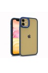 iPhone 11 Uyumlu Zore Flora Kılıf-Mavi iPhone 11 Uyumlu Zore Flora Kılıf-Mavi