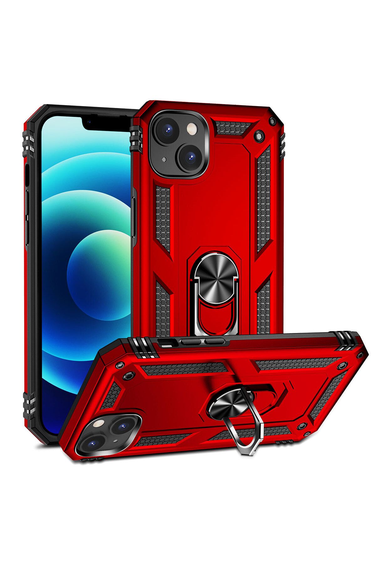 iPhone 15 Uyumlu Zore Vega Kılıf-Kırmızı