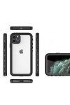 iPhone 12 Pro Max Uyumlu 1-1 Su Geçirmez Kılıf-Siyah iPhone 12 Pro Max Uyumlu 1-1 Su Geçirmez Kılıf-Siyah