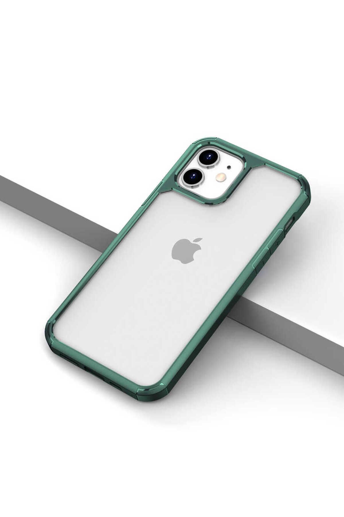 iPhone 11 Uyumlu Zore Roll Kılıf-Koyu Yeşil