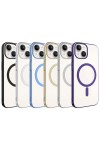 iPhone 15 Uyumlu Zore Wireless Şarj Özellikli Pixel Magsafe Kılıf-Siyah iPhone 15 Uyumlu Zore Wireless Şarj Özellikli Pixel Magsafe Kılıf-Siyah