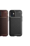 iPhone 12 Mini Uyumlu Zore Negro Silikon Kılıf-Kahverengi iPhone 12 Mini Uyumlu Zore Negro Silikon Kılıf-Kahverengi