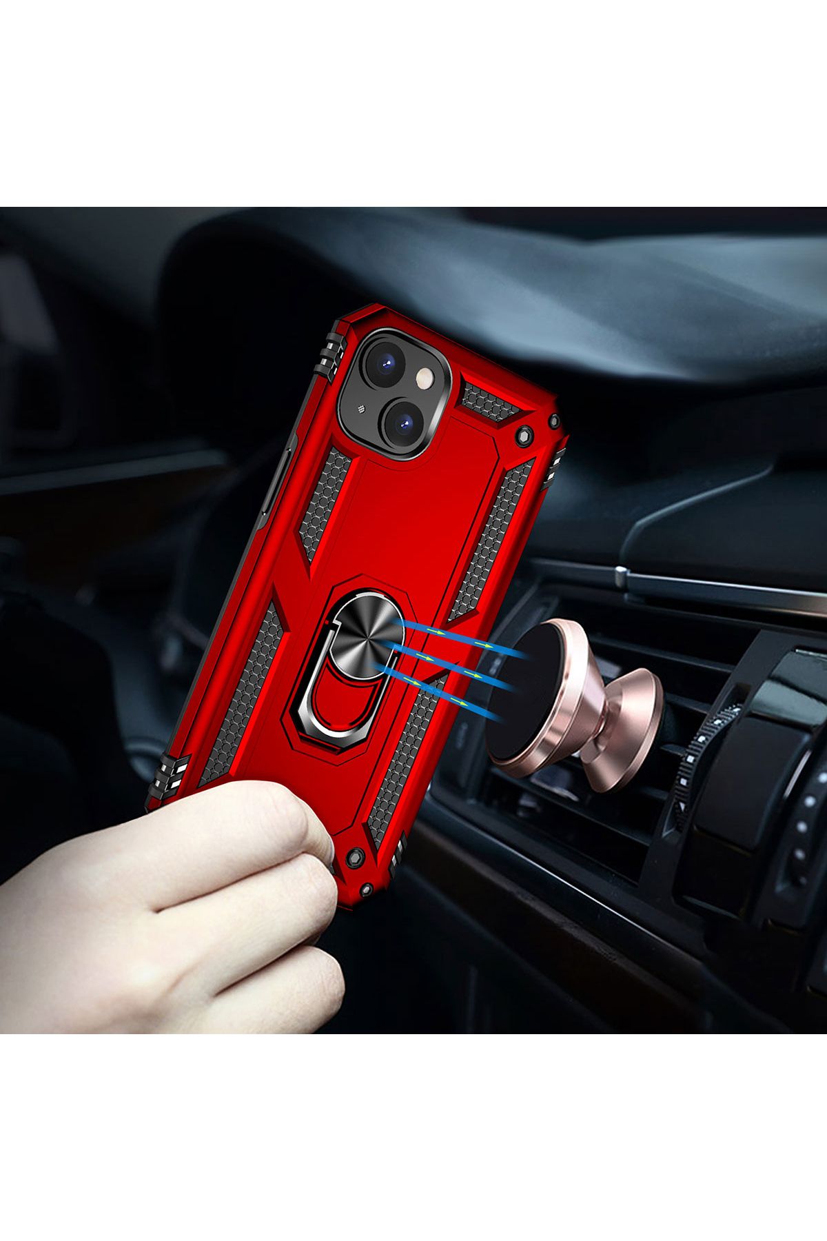 iPhone 15 Uyumlu Zore Vega Kılıf-Siyah