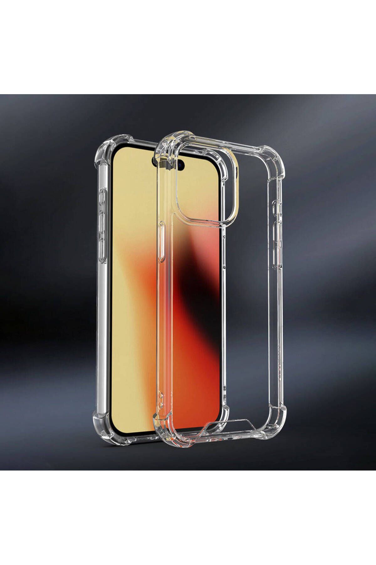 iPhone 15 Uyumlu Zore Nitro Anti Shock Silikon-Renksiz iPhone 15 Uyumlu Zore Nitro Anti Shock Silikon-Renksiz