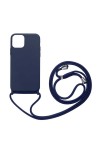 iPhone 12 Mini Uyumlu Zore Ropi Kılıf-Lacivert iPhone 12 Mini Uyumlu Zore Ropi Kılıf-Lacivert