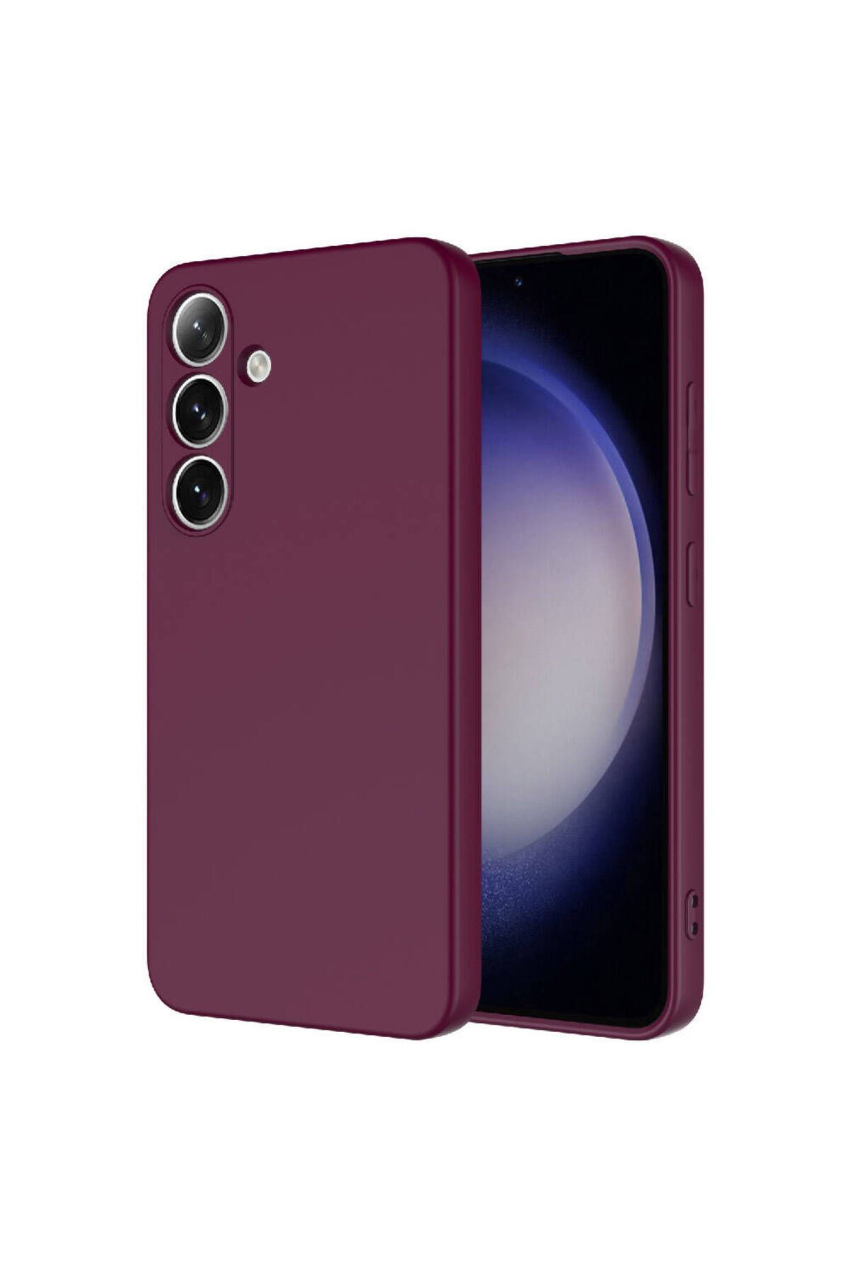 Galaxy S24 Uyumlu Zore Mara Lansman Kılıf-Koyu Mor
