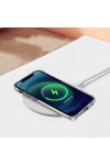 iPhone 12 Mini Uyumlu Zore Tacsafe Wireless Kılıf-Renksiz iPhone 12 Mini Uyumlu Zore Tacsafe Wireless Kılıf-Renksiz