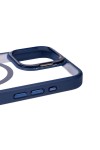 iPhone 15 Pro Uyumlu Magsafe Wireless Şarj Özellikli Standlı Zore Magsafe Klon LCSMX-li Kılıf-Si iPhone 15 Pro Uyumlu Magsafe Wireless Şarj Özellikli Standlı Zore Magsafe Klon LCSMX-li Kılıf-Si