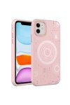 iPhone 11 Uyumlu Zore Wireless Şarj Özellikli Desenli Hot Kılıf-Rose Gold iPhone 11 Uyumlu Zore Wireless Şarj Özellikli Desenli Hot Kılıf-Rose Gold