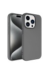 iPhone 15 Pro Uyumlu Zore LSR Lansman Kılıf-Koyu Gri iPhone 15 Pro Uyumlu Zore LSR Lansman Kılıf-Koyu Gri