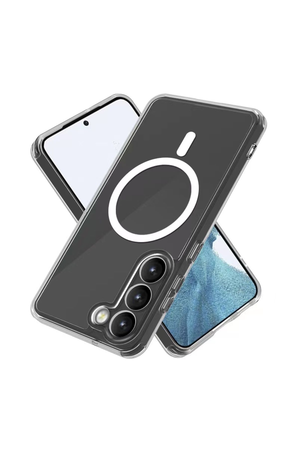 Galaxy S23 Uyumlu Zore Tacsafe Wireless Kılıf-Renksiz Galaxy S23 Uyumlu Zore Tacsafe Wireless Kılıf-Renksiz