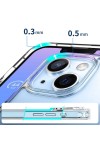 iPhone 15 Uyumlu Magsafe Şarj Özellikli Şeffaf Sert PC Zore Embos Kılıf-Renksiz iPhone 15 Uyumlu Magsafe Şarj Özellikli Şeffaf Sert PC Zore Embos Kılıf-Renksiz