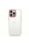 iPhone 11 Uyumlu Zore Krom Kılıf-Kırmızı iPhone 11 Uyumlu Zore Krom Kılıf-Kırmızı