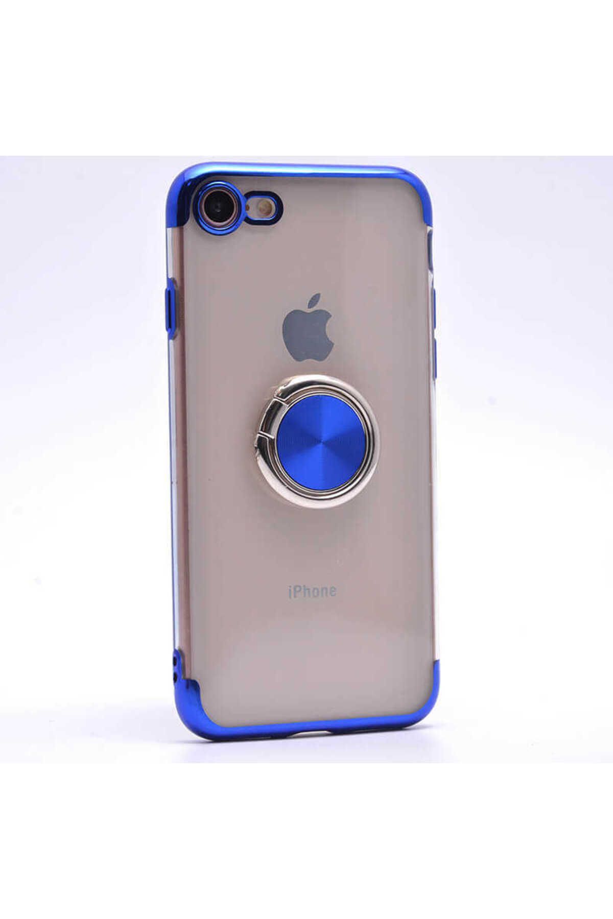iPhone SE 2022 Uyumlu Zore Gess Silikon-Mavi