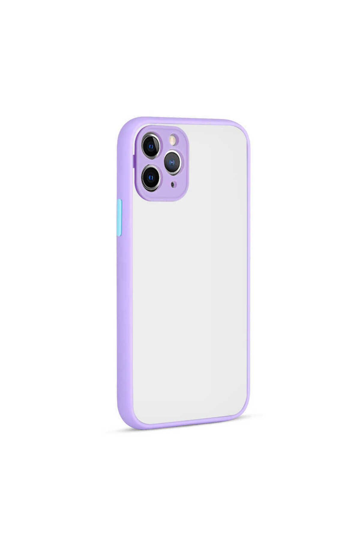 iPhone 11 Pro Uyumlu Zore Hux Kılıf-Lila