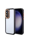 Galaxy S23 Kılıf Kamera Korumalı Renkli Kenar ve Çerçeve Tasarımlı Zore Vitamin Kapak-Siyah Galaxy S23 Kılıf Kamera Korumalı Renkli Kenar ve Çerçeve Tasarımlı Zore Vitamin Kapak-Siyah
