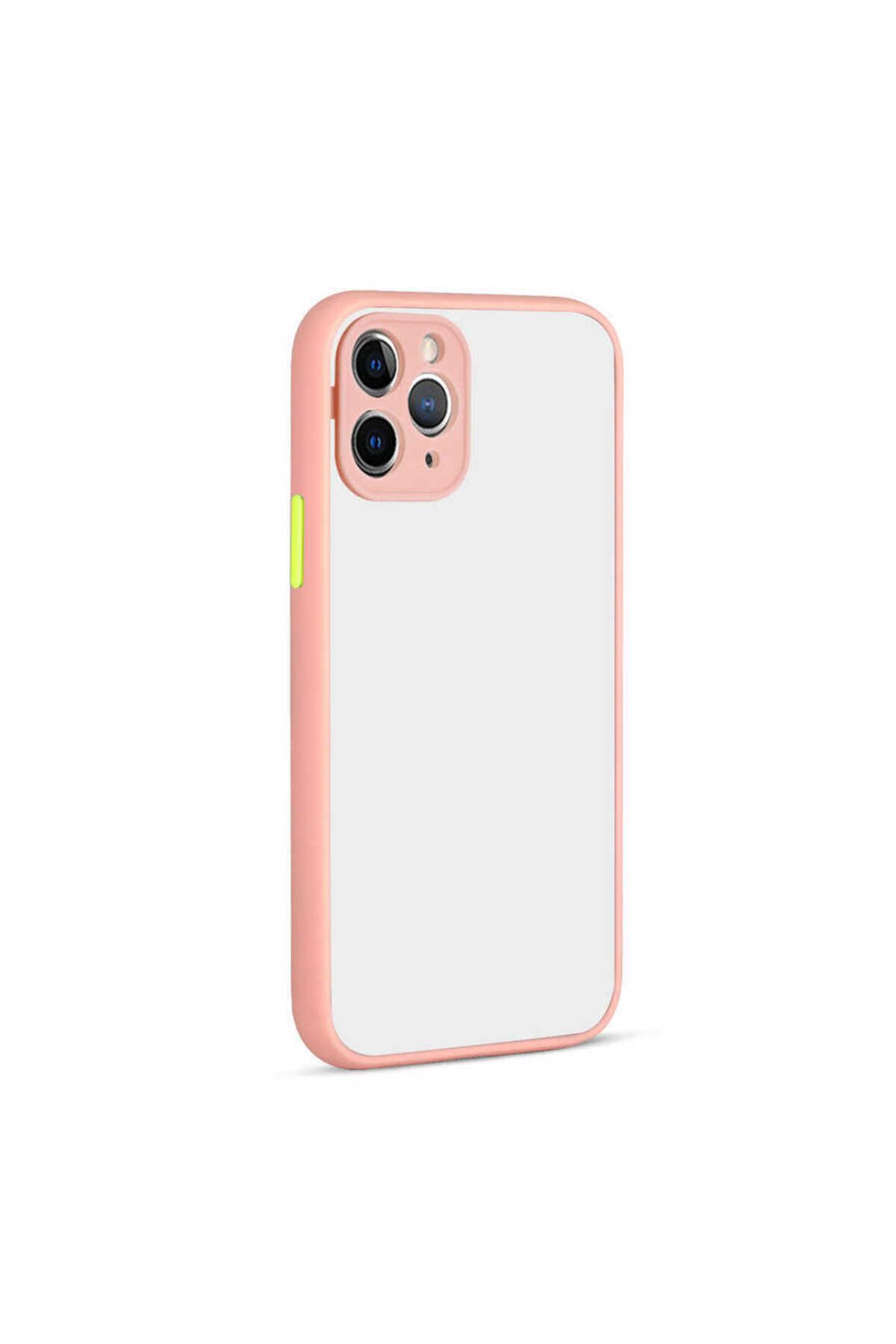 iPhone 11 Pro Uyumlu Zore Hux Kılıf-Pembe