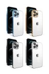 iPhone 12 Pro Max Uyumlu Kamera Korumalı Renkli Çerçeveli Zore Garaj Kılıf-Gümüş iPhone 12 Pro Max Uyumlu Kamera Korumalı Renkli Çerçeveli Zore Garaj Kılıf-Gümüş