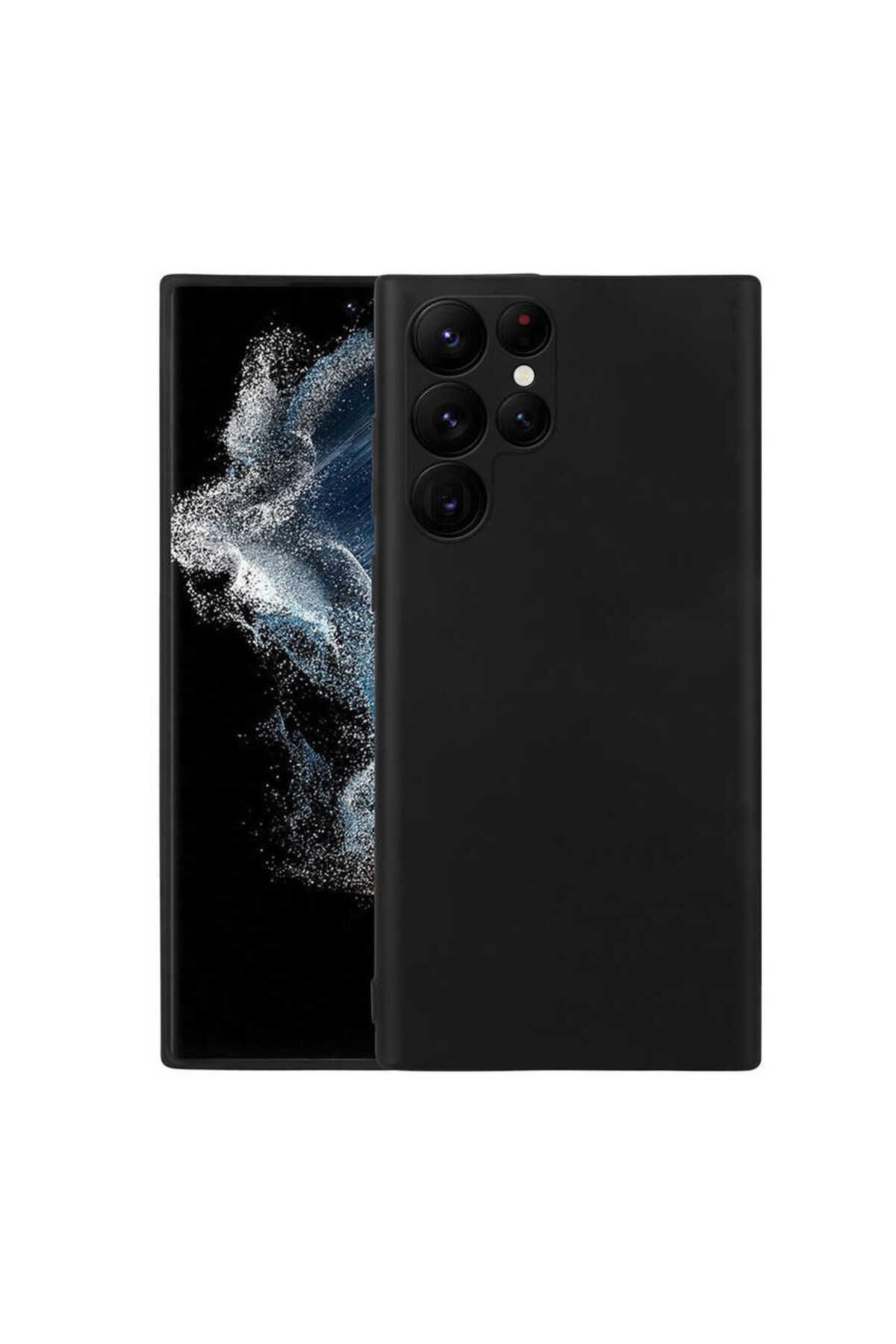 Galaxy S22 Ultra Uyumlu Zore Mara Lansman Kılıf-Siyah