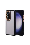 Galaxy S23 Ultra Kılıf Kamera Korumalı Renkli Kenar ve Çerçeve Tasarımlı Zore Vitamin Kapak-Siyah Galaxy S23 Ultra Kılıf Kamera Korumalı Renkli Kenar ve Çerçeve Tasarımlı Zore Vitamin Kapak-Siyah