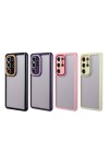 Galaxy S23 Ultra Kılıf Kamera Korumalı Renkli Kenar ve Çerçeve Tasarımlı Zore Vitamin Kapak-Siyah Galaxy S23 Ultra Kılıf Kamera Korumalı Renkli Kenar ve Çerçeve Tasarımlı Zore Vitamin Kapak-Siyah