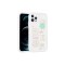 iPhone 11 Pro Uyumlu Kabartma Figürlü Parlak Zore Toys Silikon Kılıf-Beyaz