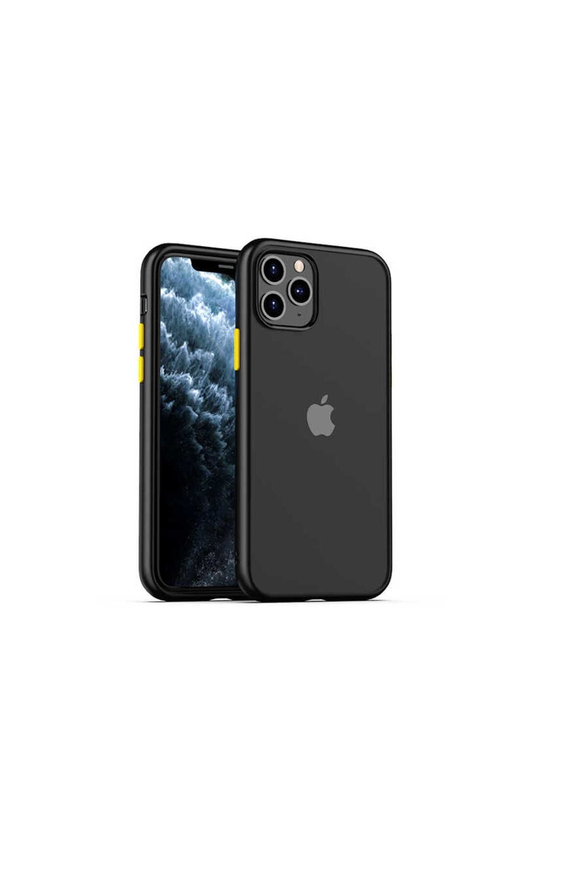 iPhone 11 Pro Max Uyumlu Zore Hom Silikon-Siyah