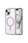 iPhone 15 Uyumlu Wireless Şarj Özellikli Sert PC Zore Mat Riksos Magsafe Kılıf-Pembe iPhone 15 Uyumlu Wireless Şarj Özellikli Sert PC Zore Mat Riksos Magsafe Kılıf-Pembe