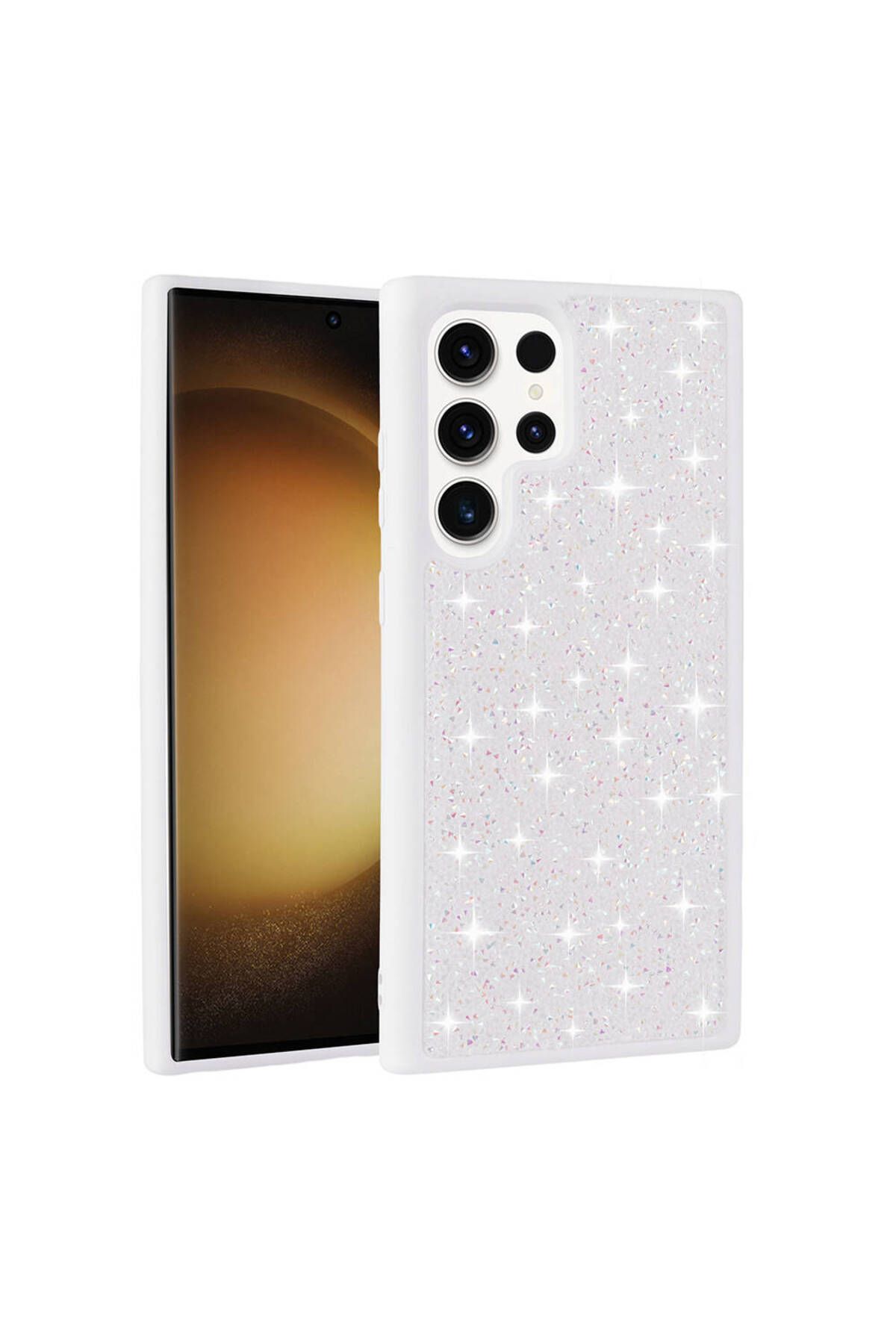 Galaxy S23 Ultra Uyumlu Parlak Taşlı Tasarım Pırlanta Zore Kılıf-Lila Galaxy S23 Ultra Uyumlu Parlak Taşlı Tasarım Pırlanta Zore Kılıf-Lila