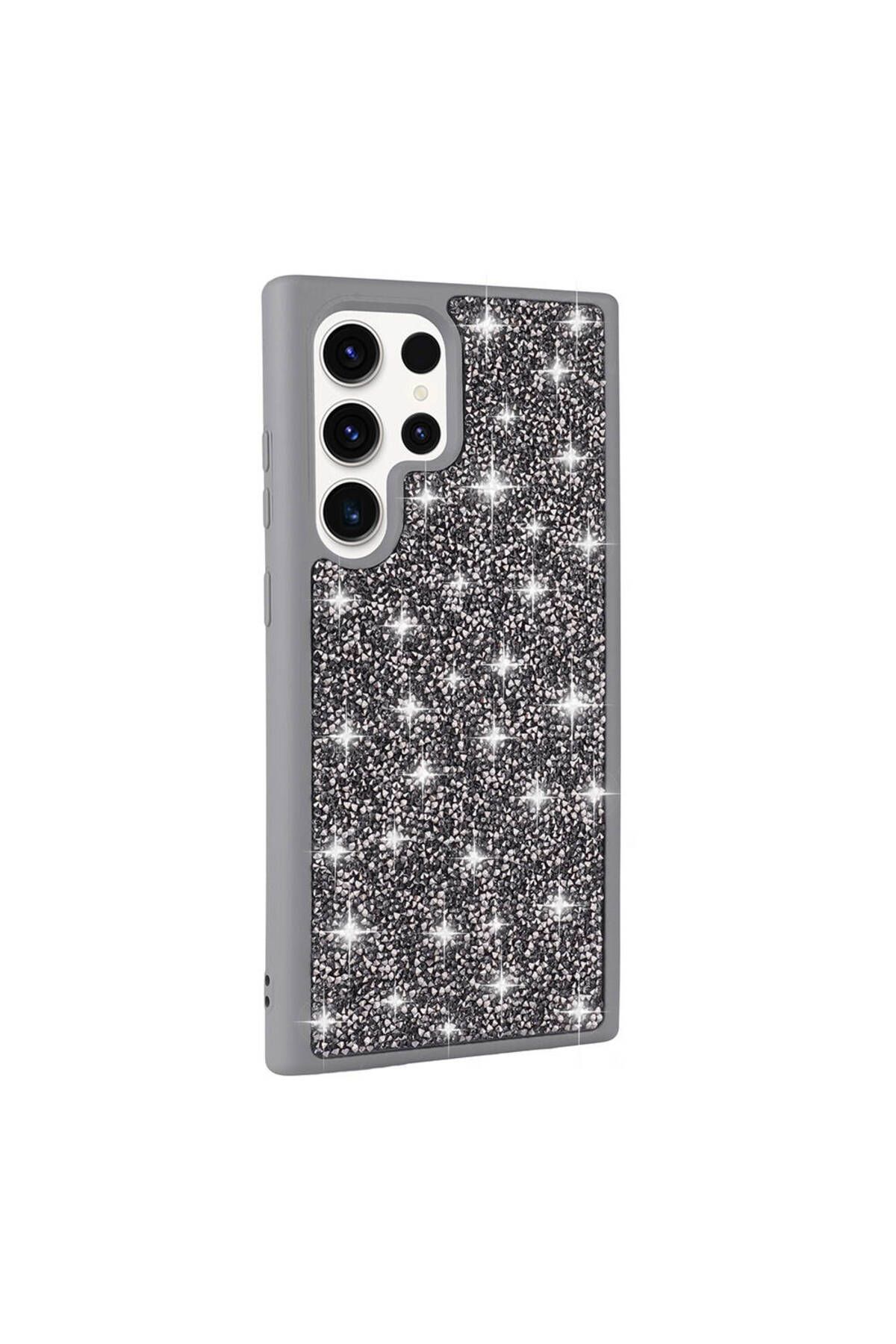 Galaxy S23 Ultra Uyumlu Parlak Taşlı Tasarım Pırlanta Zore Kılıf-Lila Galaxy S23 Ultra Uyumlu Parlak Taşlı Tasarım Pırlanta Zore Kılıf-Lila