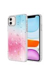 iPhone 11 Uyumlu Simli Desenli Parlak Zore Task Kılıf-Pembe iPhone 11 Uyumlu Simli Desenli Parlak Zore Task Kılıf-Pembe