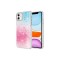 iPhone 11 Uyumlu Simli Desenli Parlak Zore Task Kılıf-Pembe