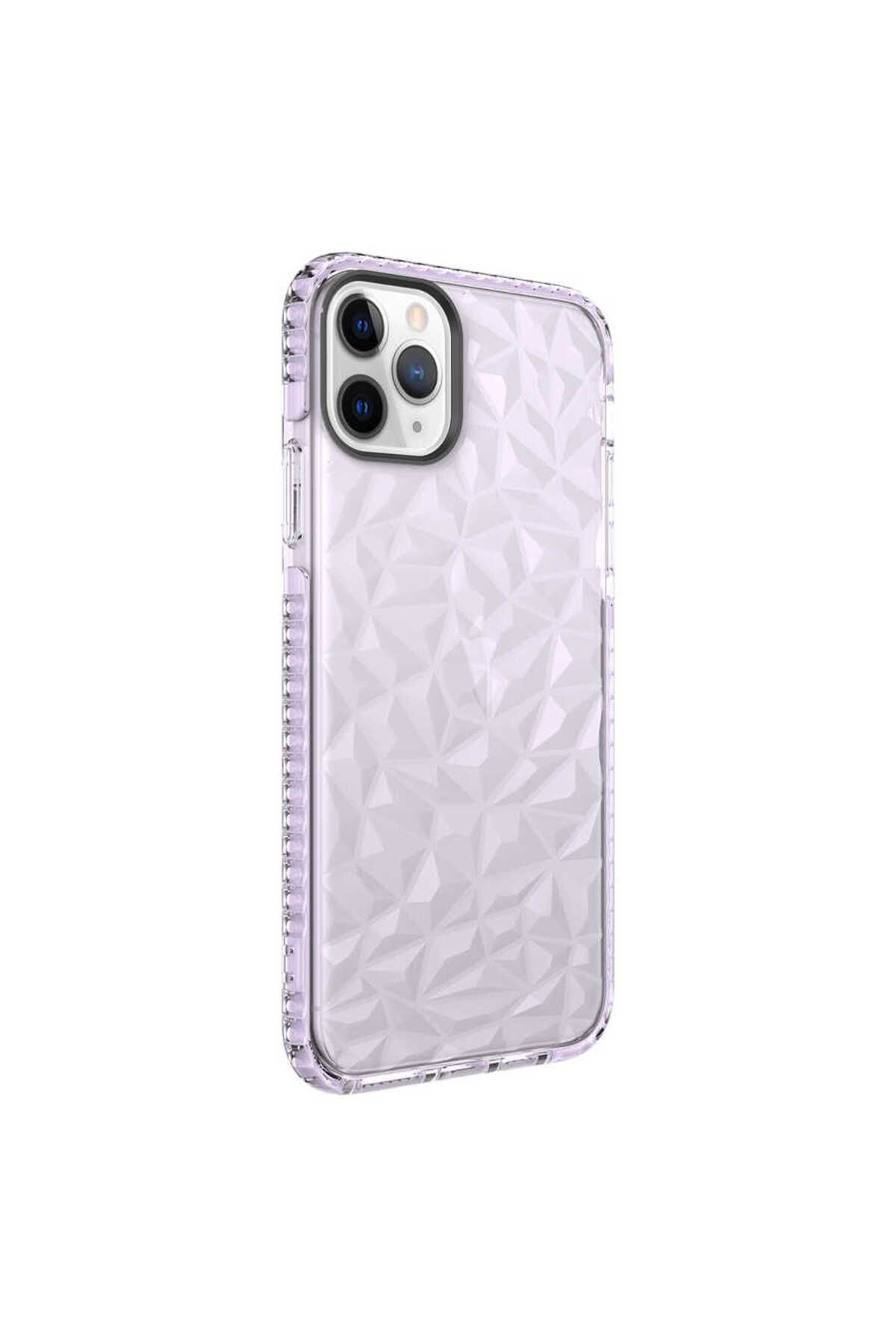 iPhone 11 Pro Max Uyumlu Zore Buzz Kılıf-Mor