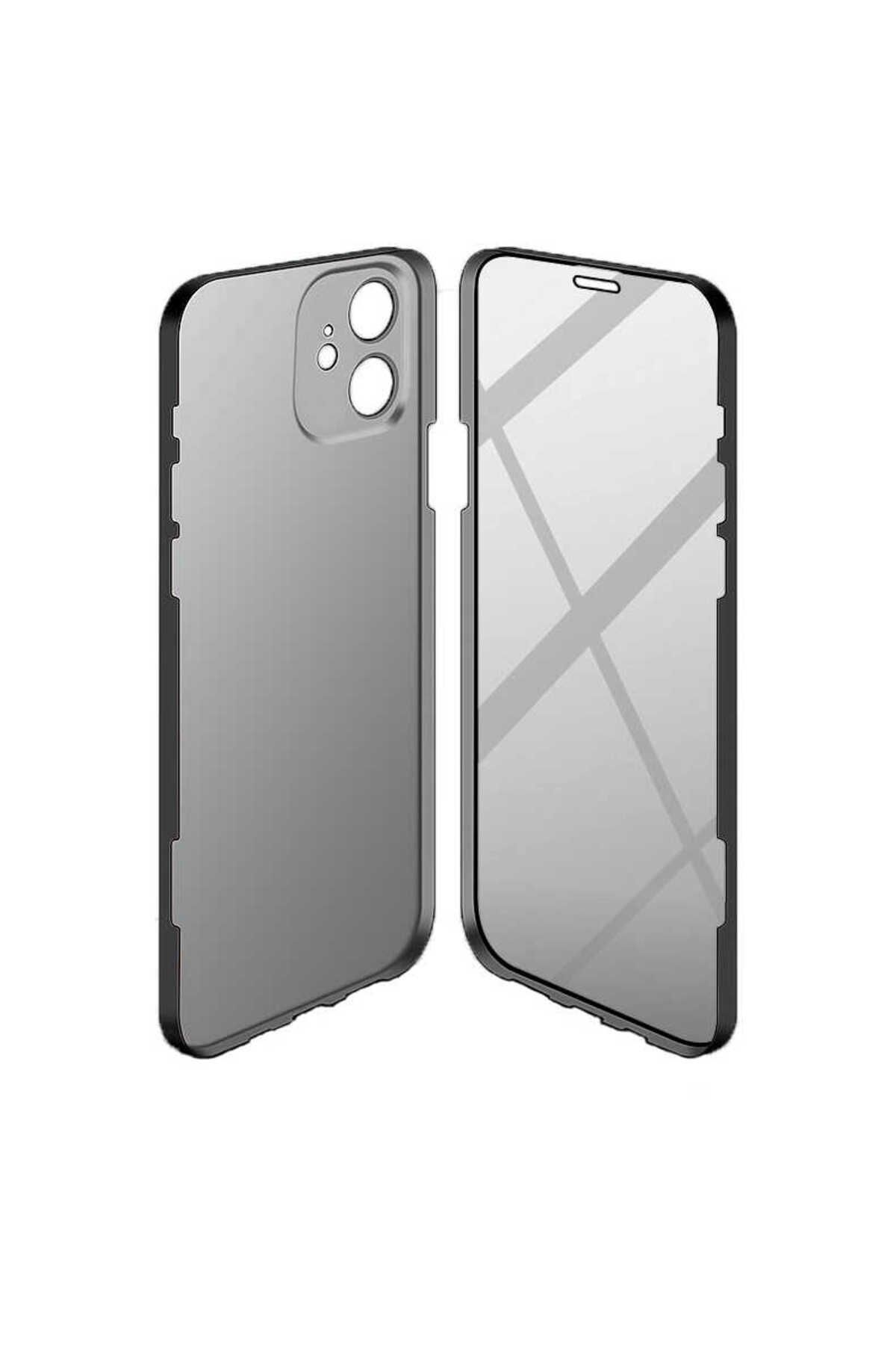 iPhone 11 Uyumlu Zore Led Kılıf-Siyah