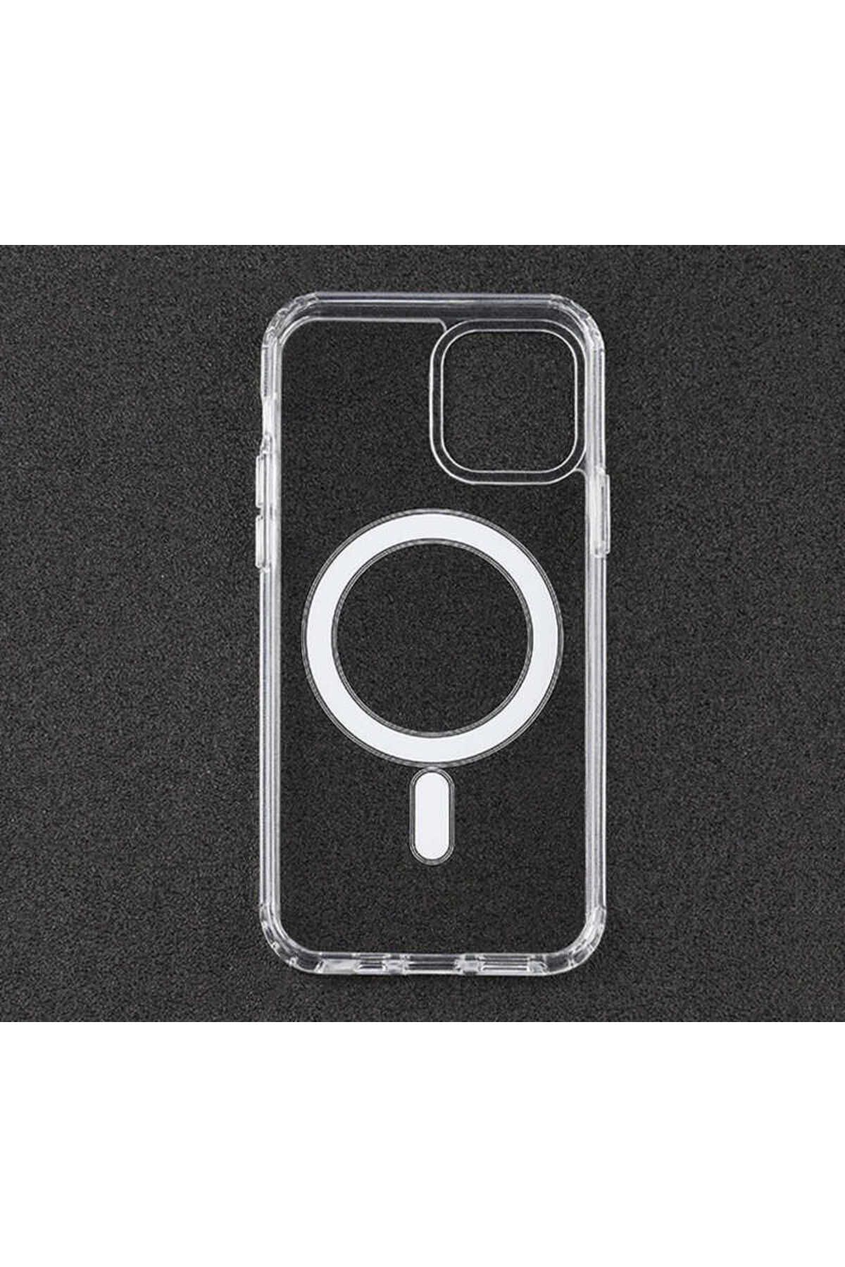 iPhone 11 Pro Uyumlu Zore Tacsafe Wireless Kılıf-Renksiz iPhone 11 Pro Uyumlu Zore Tacsafe Wireless Kılıf-Renksiz