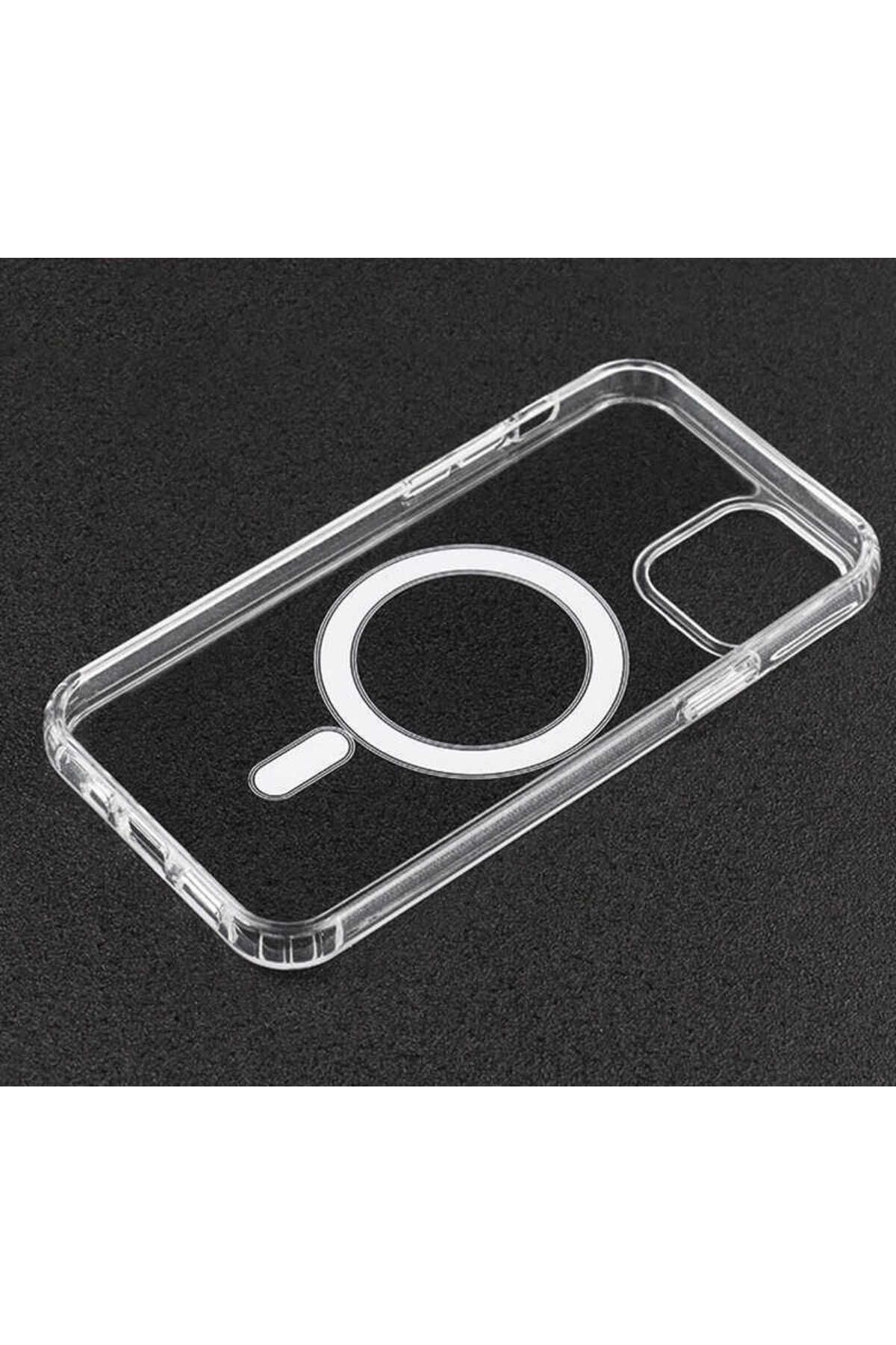 iPhone 11 Pro Uyumlu Zore Tacsafe Wireless Kılıf-Renksiz iPhone 11 Pro Uyumlu Zore Tacsafe Wireless Kılıf-Renksiz