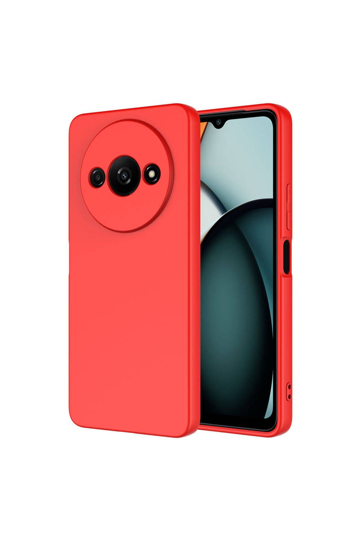 Xiaomi Redmi A3 4G 2024 Kılıf Zore Mara Lansman Kapak-Kırmızı