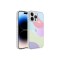 iPhone 12 Pro Max Uyumlu Airbag Kenarlı Renkli Desenli Silikon Zore Elegans Kılıf-NO7