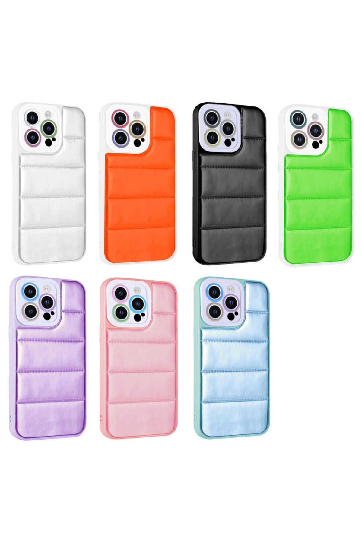iPhone 12 Pro Max Uyumlu Kamera Korumalı Airbagli Renkli Zore Seksek Kılıf-Pembe iPhone 12 Pro Max Uyumlu Kamera Korumalı Airbagli Renkli Zore Seksek Kılıf-Pembe