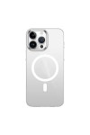 iPhone 15 Pro Uyumlu Zore Wireless Şarj Özellikli Şeffaf G-Glass Kılıf-Lacivert iPhone 15 Pro Uyumlu Zore Wireless Şarj Özellikli Şeffaf G-Glass Kılıf-Lacivert