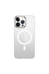 iPhone 15 Pro Uyumlu Zore Wireless Şarj Özellikli Şeffaf G-Glass Kılıf-Lacivert iPhone 15 Pro Uyumlu Zore Wireless Şarj Özellikli Şeffaf G-Glass Kılıf-Lacivert