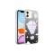 iPhone 11 Uyumlu Desenli Zore Silver Sert Kılıf-Balon