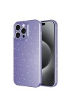iPhone 15 Pro Max Uyumlu Kamera Korumalı Simli Lüks Zore Koton Kılıf-Mor iPhone 15 Pro Max Uyumlu Kamera Korumalı Simli Lüks Zore Koton Kılıf-Mor