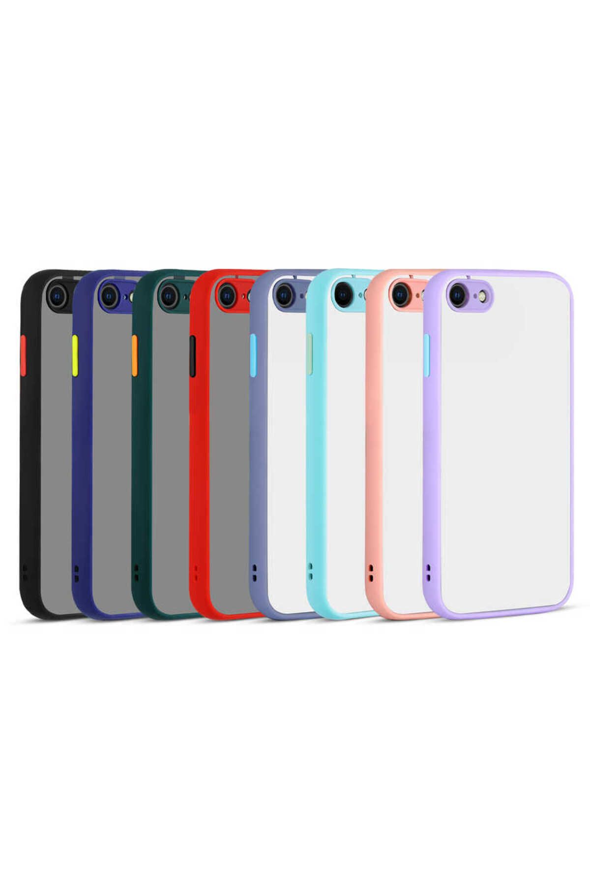 iPhone SE 2020 Uyumlu Zore Hux Kılıf-Turkuaz