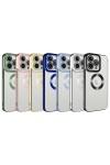 iPhone 11 Pro Max Uyumlu Kamera Korumalı Logo Gösteren Zore Omega Kılıf-Lila iPhone 11 Pro Max Uyumlu Kamera Korumalı Logo Gösteren Zore Omega Kılıf-Lila