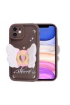 iPhone 11 Kılıf Kamera Korumalı Figür Tasarımlı Zore Kapya Kapak-Pembe Koyu iPhone 11 Kılıf Kamera Korumalı Figür Tasarımlı Zore Kapya Kapak-Pembe Koyu