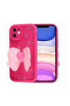 iPhone 11 Kılıf Kamera Korumalı Figür Tasarımlı Zore Kapya Kapak-Pembe Koyu iPhone 11 Kılıf Kamera Korumalı Figür Tasarımlı Zore Kapya Kapak-Pembe Koyu