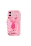 iPhone 11 Kılıf Kamera Korumalı Figür Tasarımlı Zore Kapya Kapak-Pembe Koyu iPhone 11 Kılıf Kamera Korumalı Figür Tasarımlı Zore Kapya Kapak-Pembe Koyu